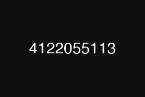 4122055113
