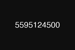 5595124500