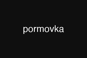 pormovka