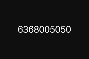 6368005050