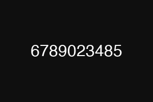 6789023485