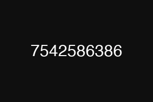 7542586386