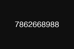 7862668988