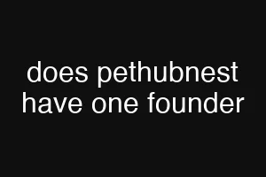 does pethubnest have one founder