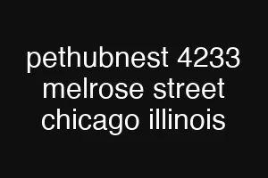 pethubnest 4233 melrose street chicago illinois